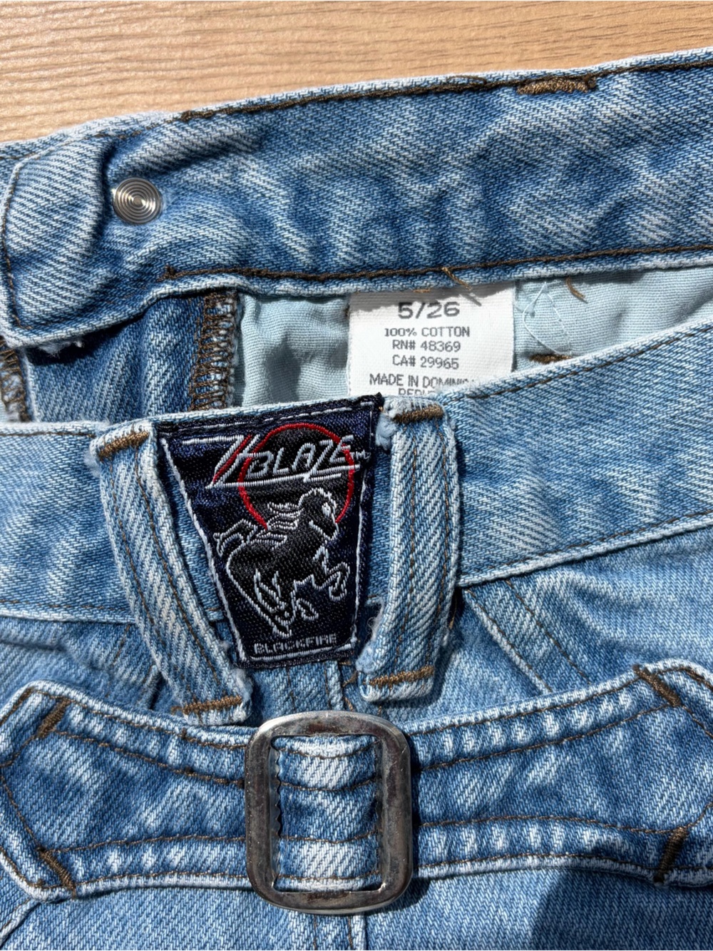 Vintage Blaze Women’s Jean Riding Shorts - Picture 4 of 8